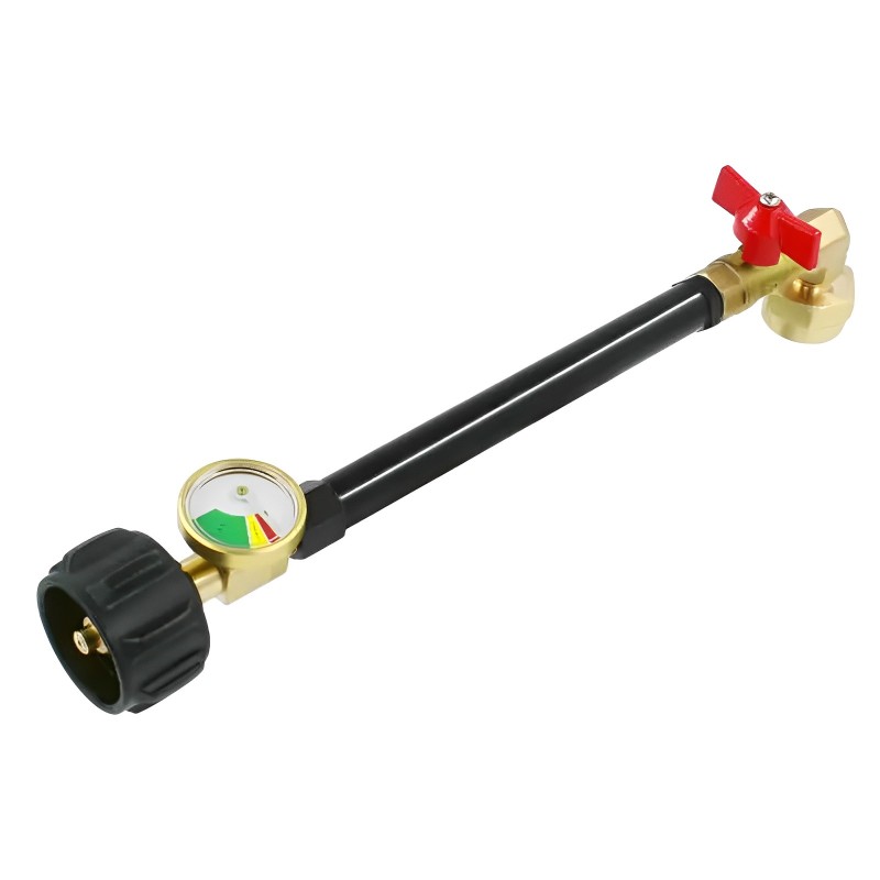  Adaptador de cotovelo com medidor 