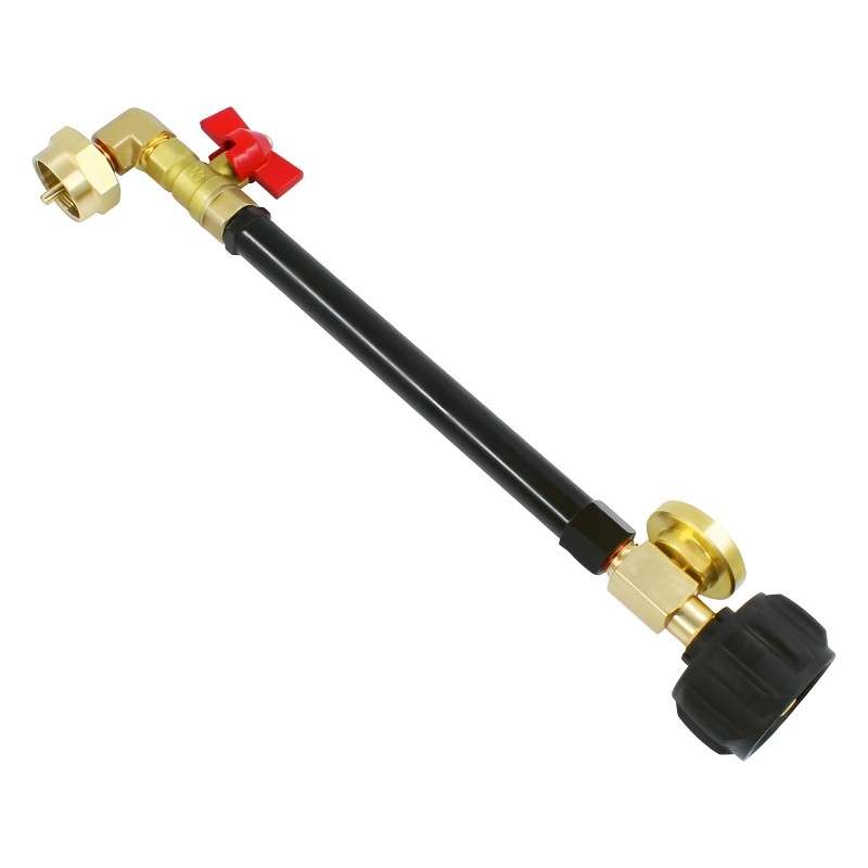 Indicador de nível do adaptador de cotovelo de recarga de propano com medidor 