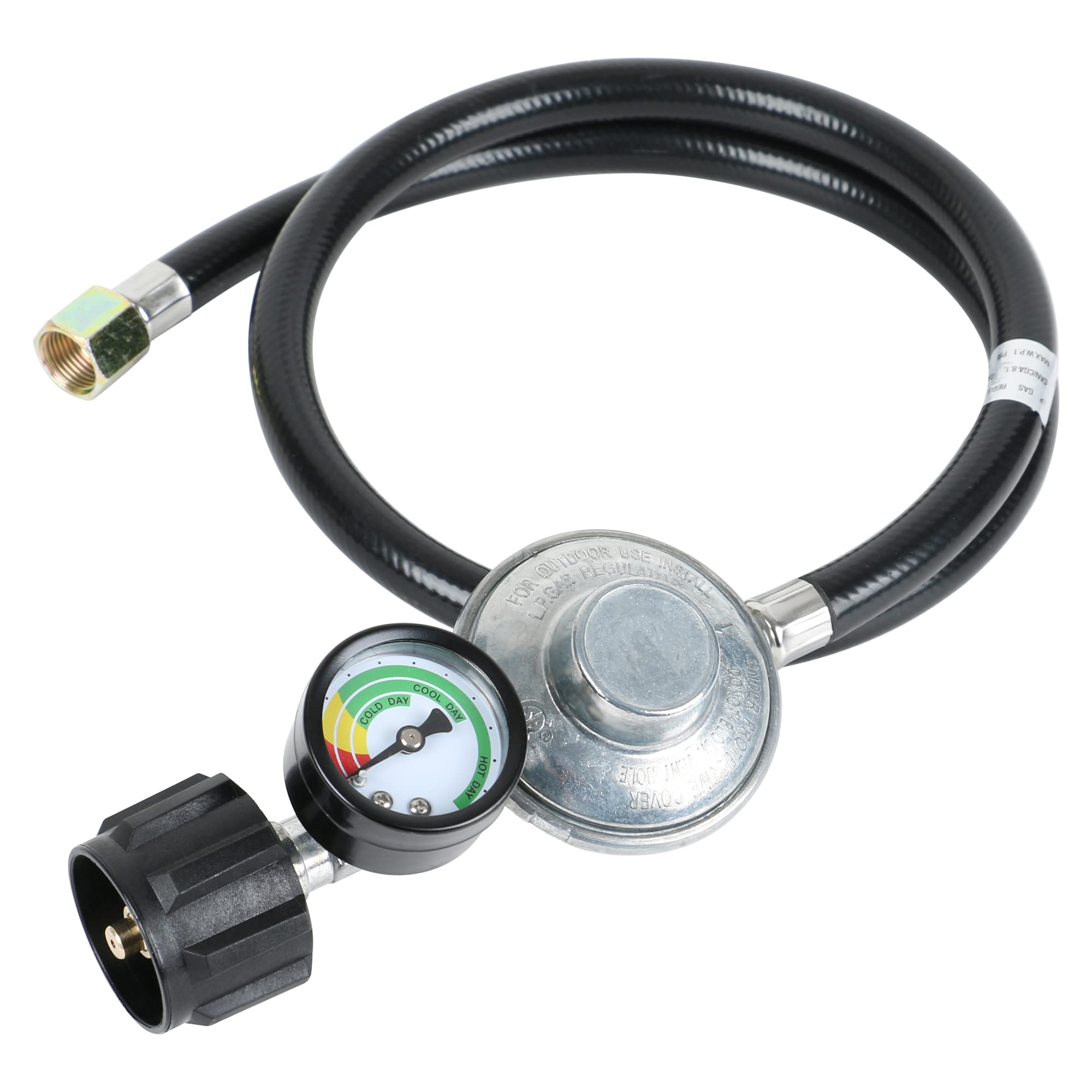 3/8 'Mangueira de regulador de propano de baixa pressão para Weber Grill 