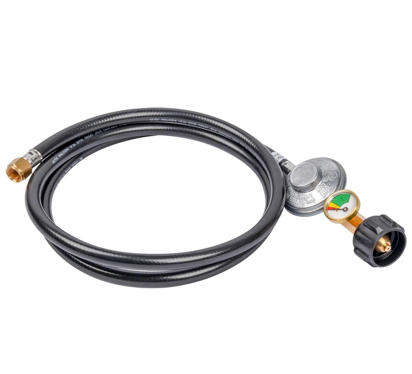 3/8 'Mangueira de regulador de propano de baixa pressão para Weber Grill 