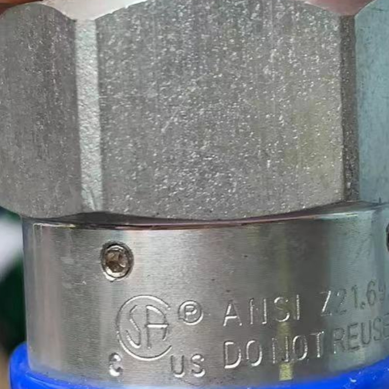  Mangueira móvel do conector de gás da mangueira azul de 3/4 'comprimento de 48'