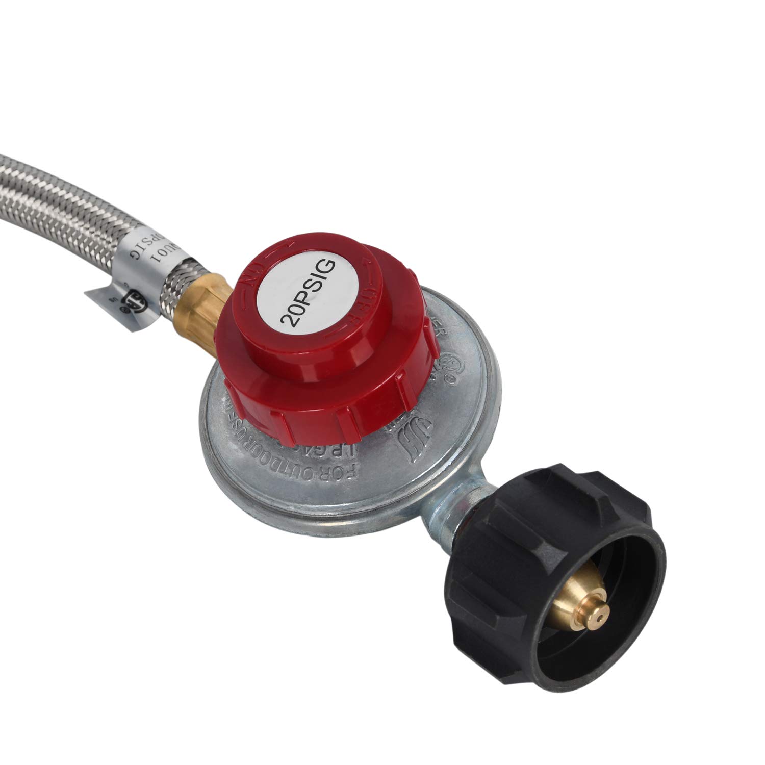 Mangueira reguladora flexível de propano de alta pressão SS 0-20PSI