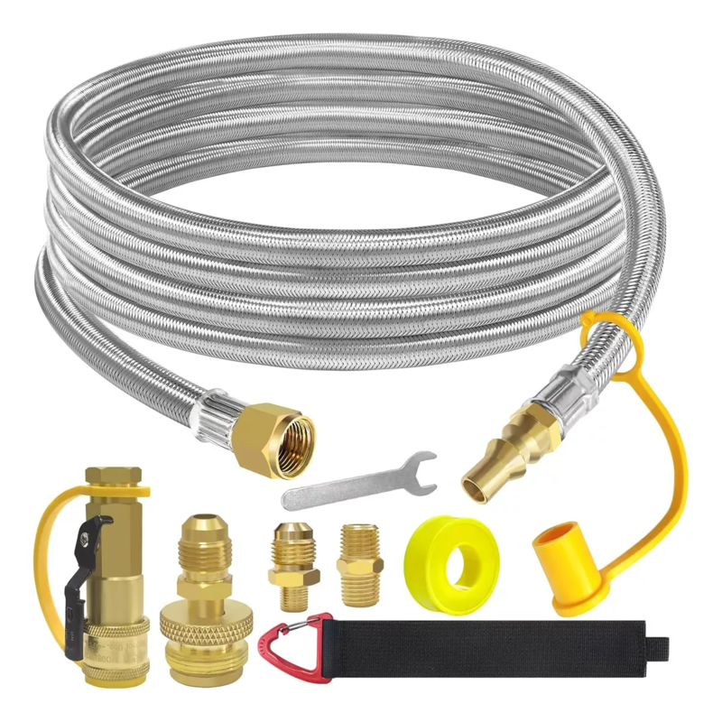Mangueira de propano ss com 1/4 '' de desconexão rápida Connect para RV