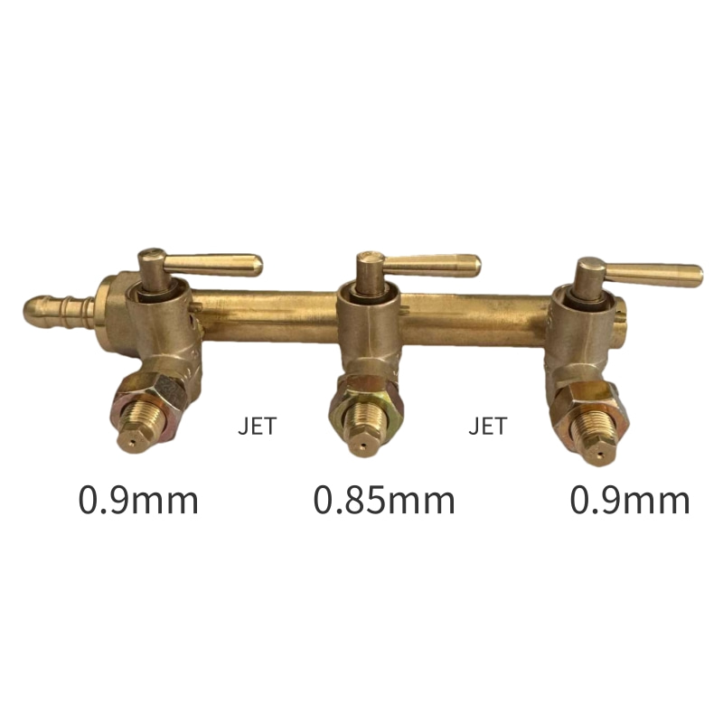 3 válvulas de controle acessórios para fogão para pan de ferro de ferro fundido